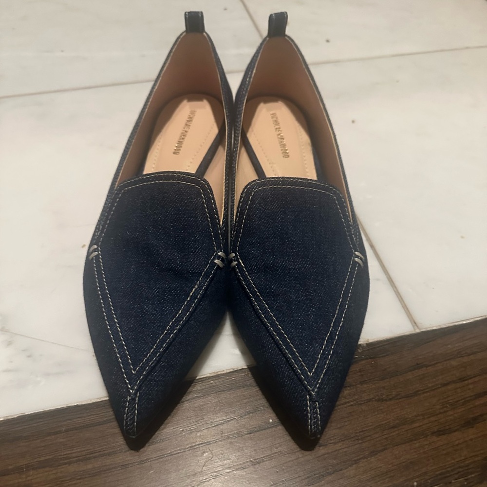 Nicholas Kirkwood Denim Flats 39.5